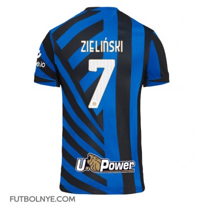 Camiseta Inter Milan Piotr Zielinski #7 Primera Equipación 2024-25 manga corta Camiseta Inter Milan Piotr Zielinski #7 Primera Equipación 2024-25 manga corta